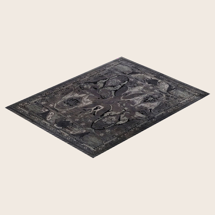 Image for Grey Soluna Traditional Wool Rug - 8'9" x 11'7"