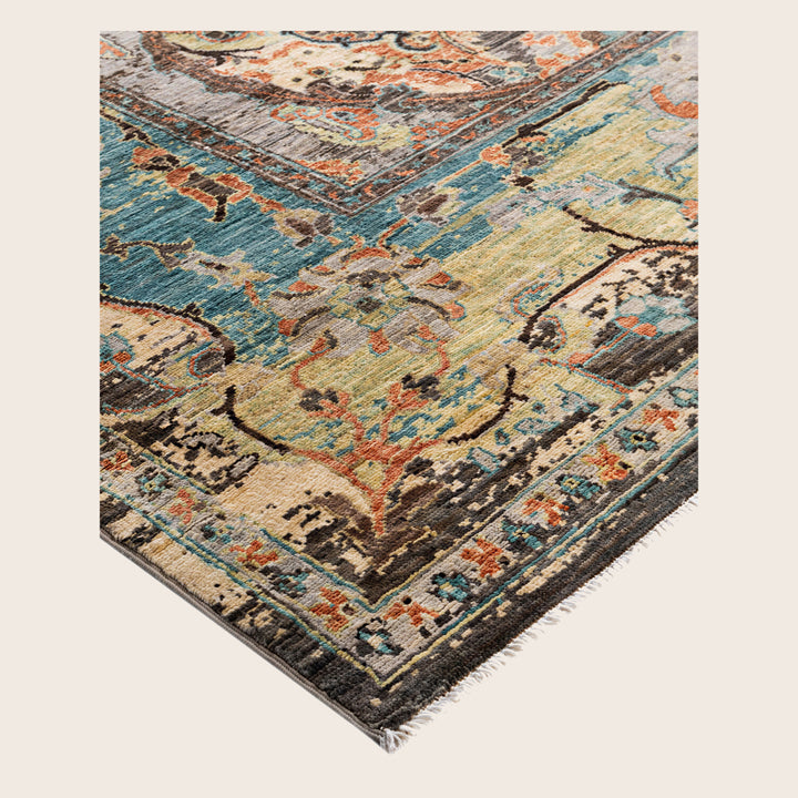 Image for Brown Soluna Traditional Wool Rug - 8'11" x 11'1