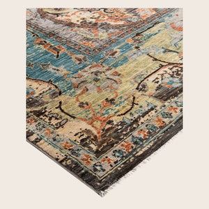 Image for Brown Soluna Traditional Wool Rug - 8'11" x 11'1 - hover
