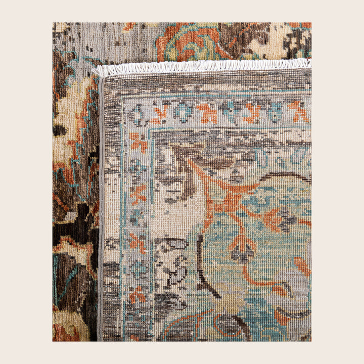 Image for Brown Soluna Traditional Wool Rug - 8'11" x 11'1