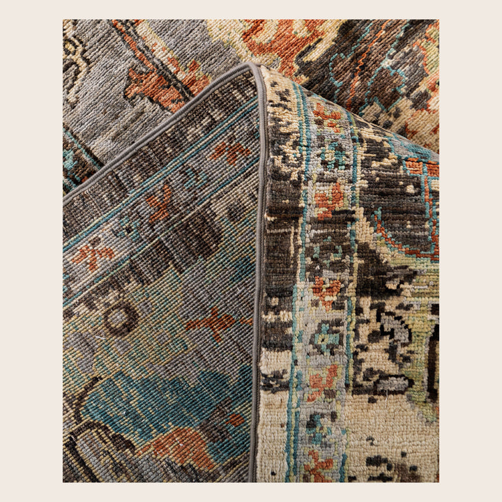 Image for Brown Soluna Traditional Wool Rug - 8'11" x 11'1