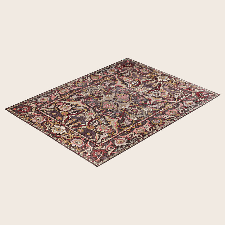 Image for Brown Soluna Traditional Wool Rug - 9'1" x 12'