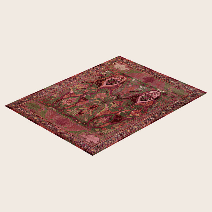 Image for Green Soluna Traditional Wool Rug - 9'1" x 11'9"