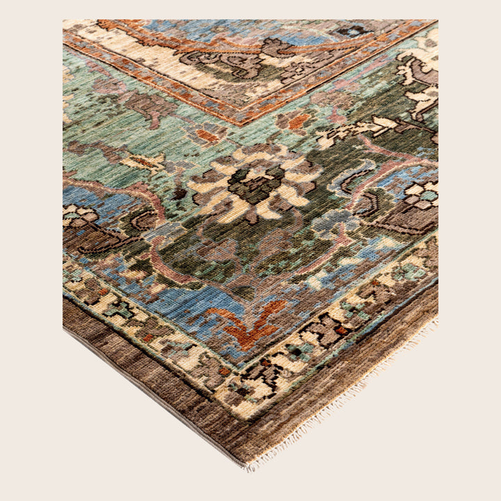 Image for Brown Soluna Traditional Wool Rug - 8'11" x 12'