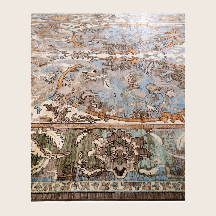 Image for Brown Soluna Traditional Wool Rug - 8'11" x 12'