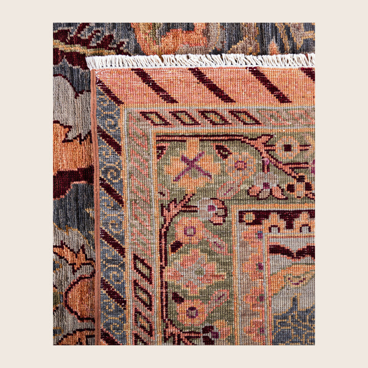 Image for Grey Soluna Traditional Wool Rug - 9'1" x 11'1