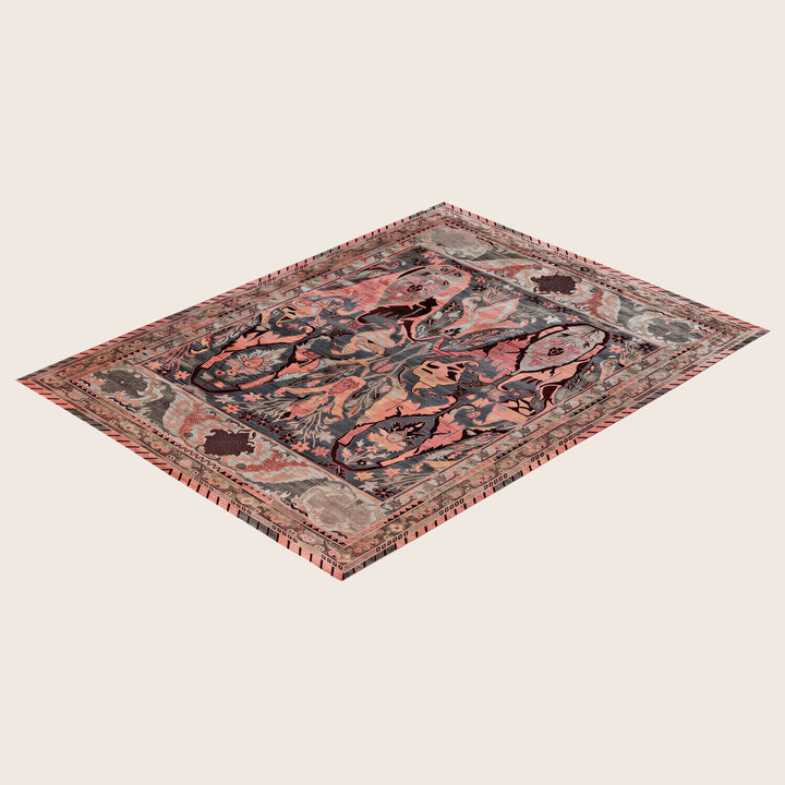 Image for Grey Soluna Traditional Wool Rug - 9'1" x 11'1