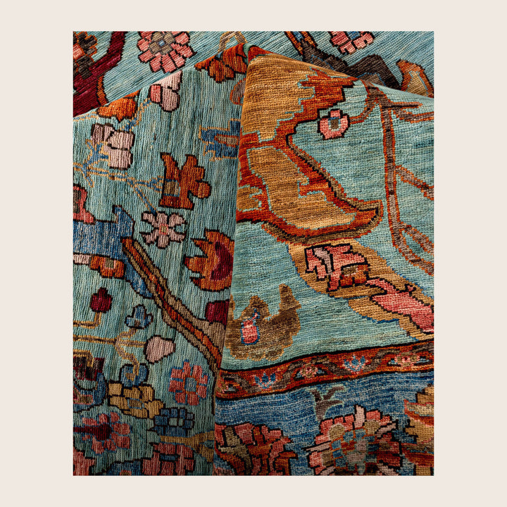 Image for Green Soluna Traditional Wool Rug - 9'2" x 11'8"