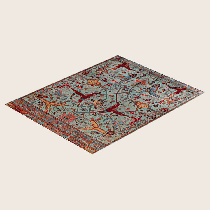 Image for Green Soluna Traditional Wool Rug - 9'2" x 11'8"