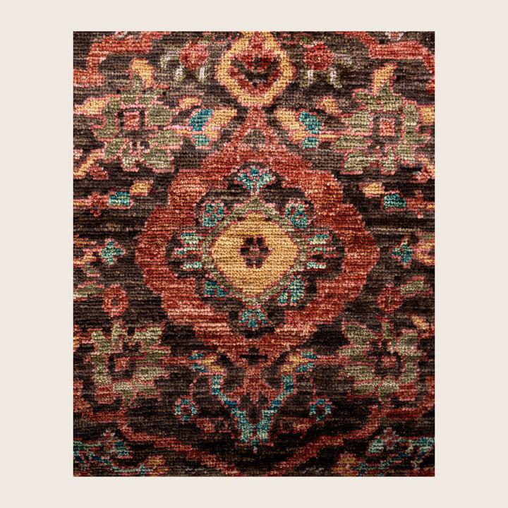 Image for Brown Soluna Traditional Wool Rug - 9'2" x 12'3"