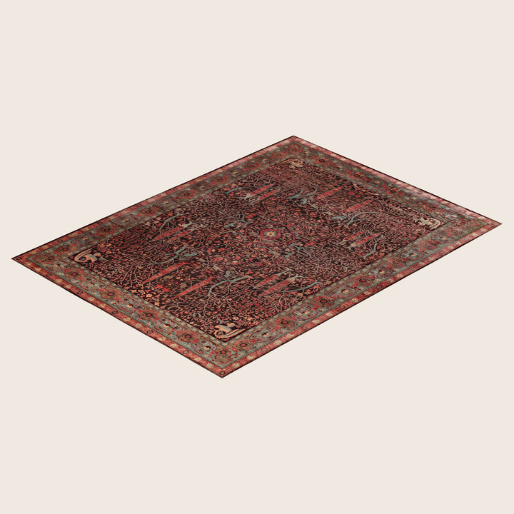 Image for Brown Soluna Traditional Wool Rug - 9'2" x 12'3"