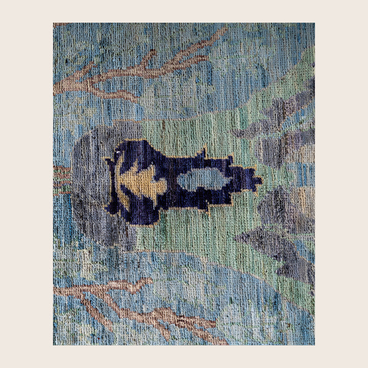 Image for Blue Soluna Traditional Wool Rug - 8'11" x 11'1