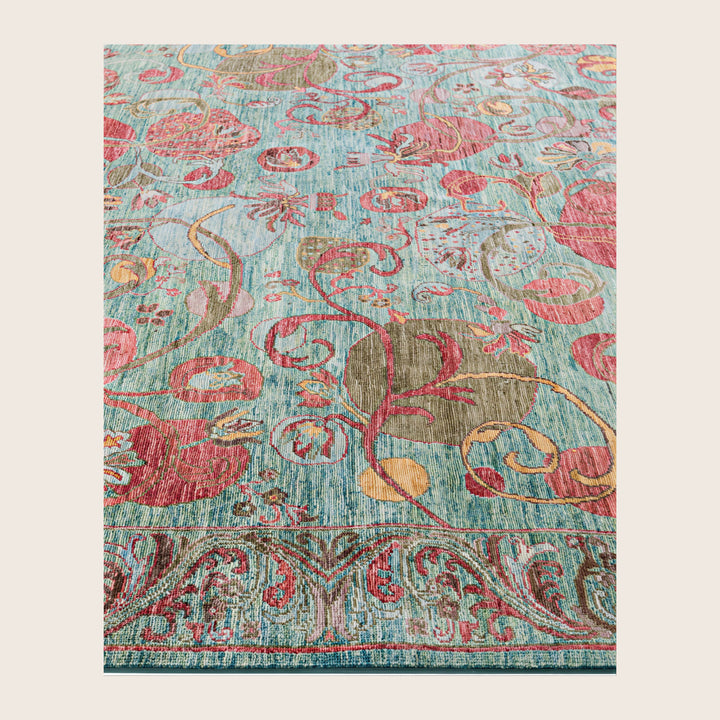 Image for Green Soluna Traditional Wool Rug - 8'5" x 9'9"