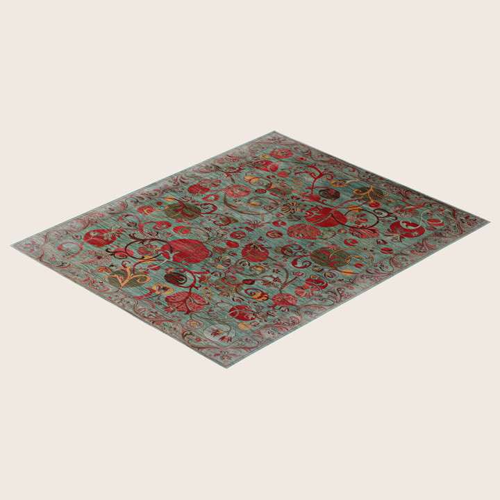 Image for Green Soluna Traditional Wool Rug - 8'5" x 9'9"