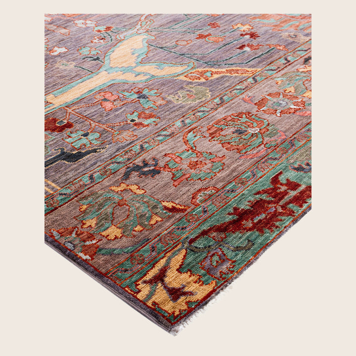 Image for Brown Soluna Traditional Wool Rug - 8'1" x 9'1