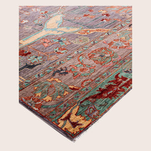 Image for Brown Soluna Traditional Wool Rug - 8'1" x 9'1 - hover