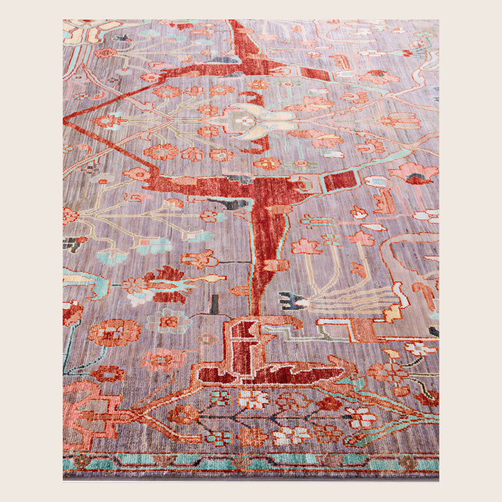 Image for Brown Soluna Traditional Wool Rug - 8'1" x 9'1