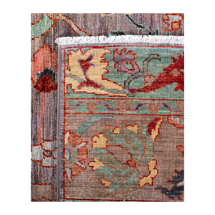 Image for Brown Soluna Traditional Wool Rug - 8'1" x 9'1
