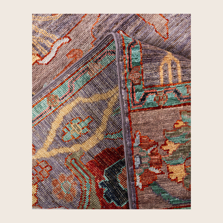 Image for Brown Soluna Traditional Wool Rug - 8'1" x 9'1