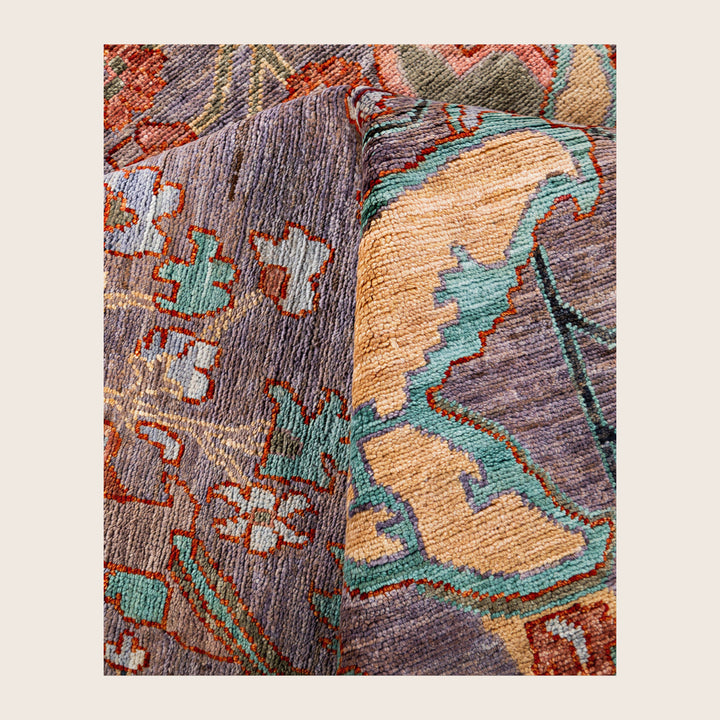 Image for Brown Soluna Traditional Wool Rug - 8'1" x 9'1