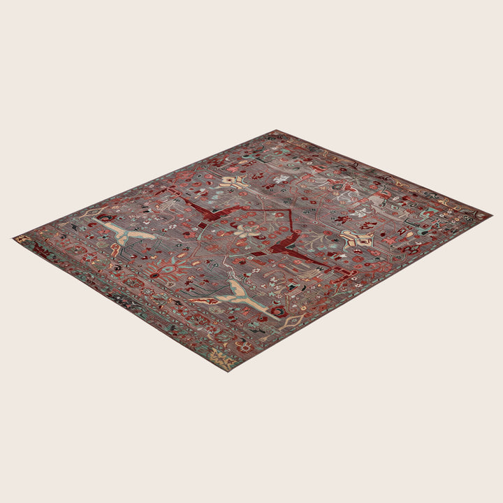 Image for Brown Soluna Traditional Wool Rug - 8'1" x 9'1