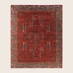 Image for Red Soluna Traditional Wool Rug - 8'4" x 10'