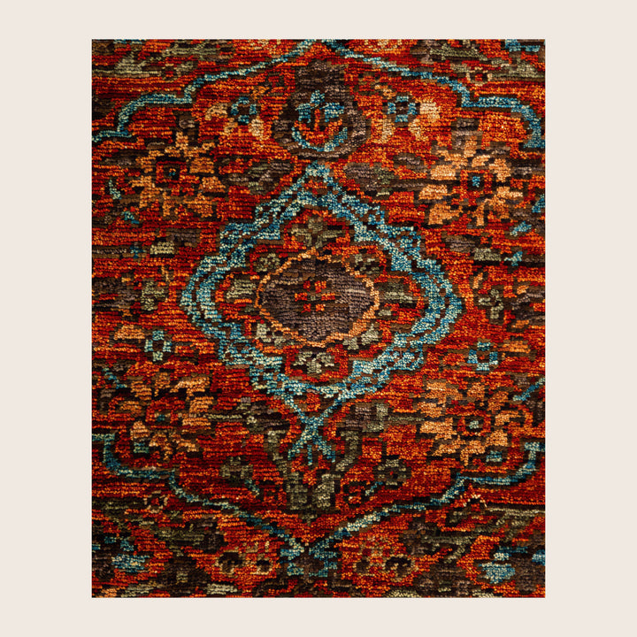 Image for Red Soluna Traditional Wool Rug - 8'4" x 10'