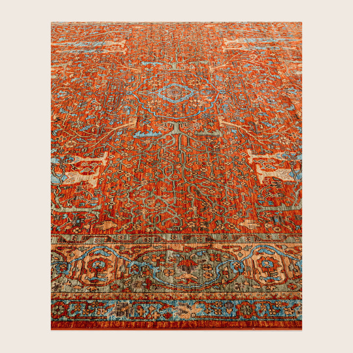 Image for Red Soluna Traditional Wool Rug - 8'4" x 10'