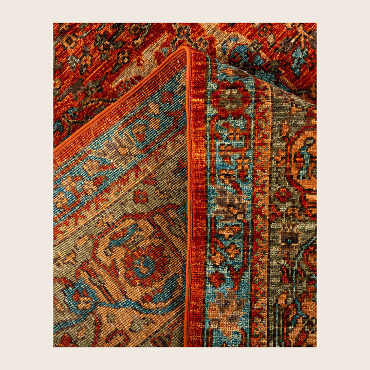 Image for Red Soluna Traditional Wool Rug - 8'4" x 10'
