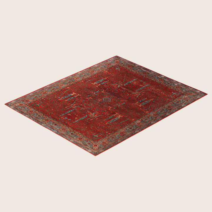 Image for Red Soluna Traditional Wool Rug - 8'4" x 10'