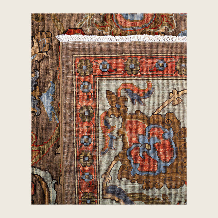 Image for Brown Soluna Traditional Wool Rug - 8'1" x 10'