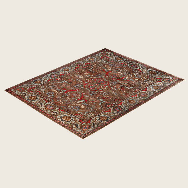 Image for Brown Soluna Traditional Wool Rug - 8'1" x 10'