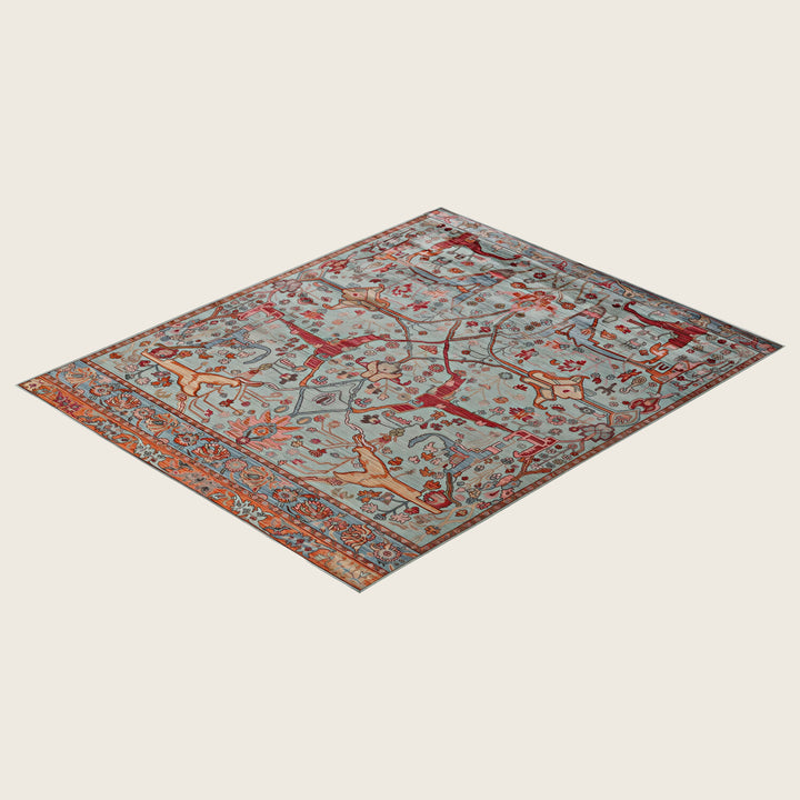 Image for Green Soluna Traditional Wool Rug - 8'2" x 9'11"