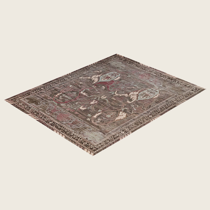 Image for Brown Soluna Traditional Wool Rug - 8' x 9'11"