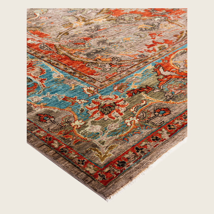 Image for Brown Soluna Traditional Wool Rug - 8' x 9'11"