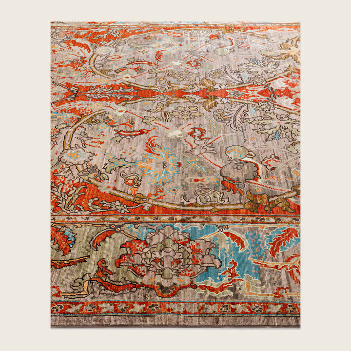 Image for Brown Soluna Traditional Wool Rug - 8' x 9'11"
