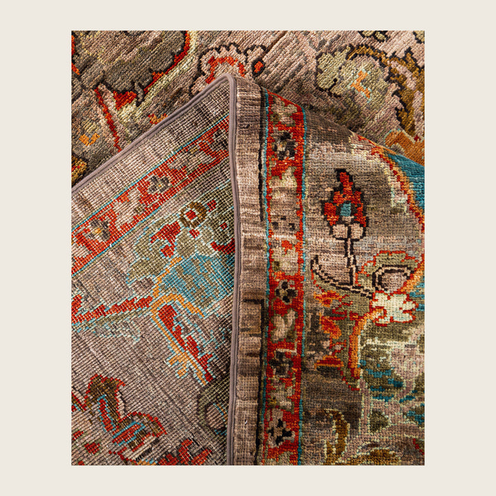 Image for Brown Soluna Traditional Wool Rug - 8' x 9'11"