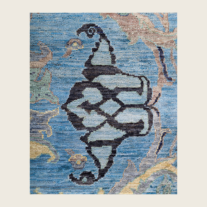 Image for Blue Soluna Traditional Wool Rug - 8' x 10'