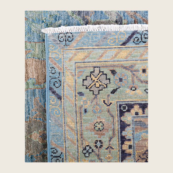 Image for Blue Soluna Traditional Wool Rug - 8' x 10'