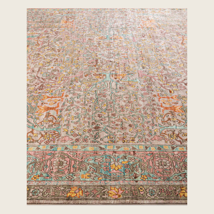 Image for Beige Soluna Traditional Wool Rug - 8'4" x 9'11"