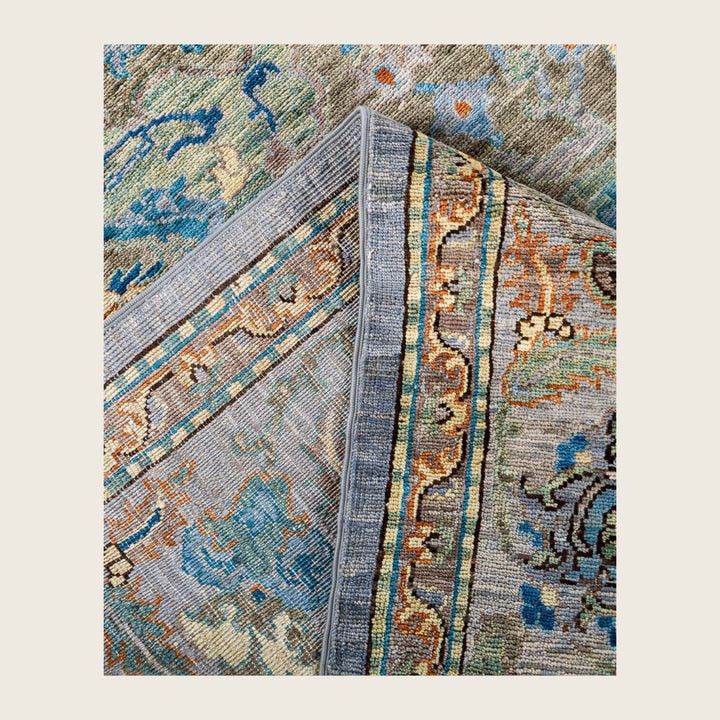 Image for Grey Soluna Traditional Wool Rug - 8'2" x 9'1