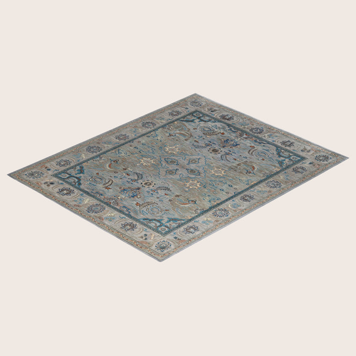 Image for Grey Soluna Traditional Wool Rug - 8'2" x 9'1