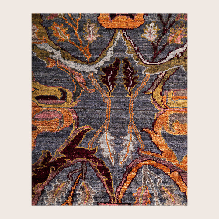 Image for Grey Soluna Traditional Wool Rug - 8' x 10'1"