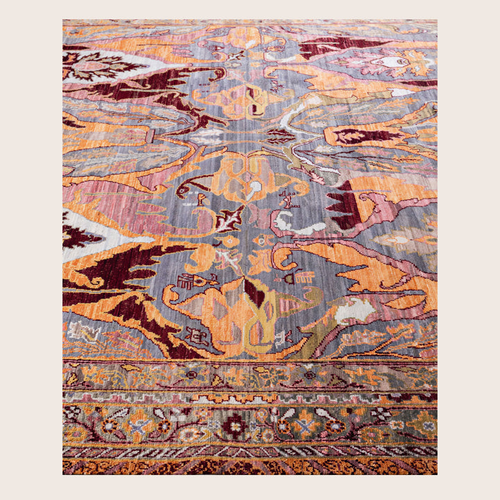 Image for Grey Soluna Traditional Wool Rug - 8' x 10'1"