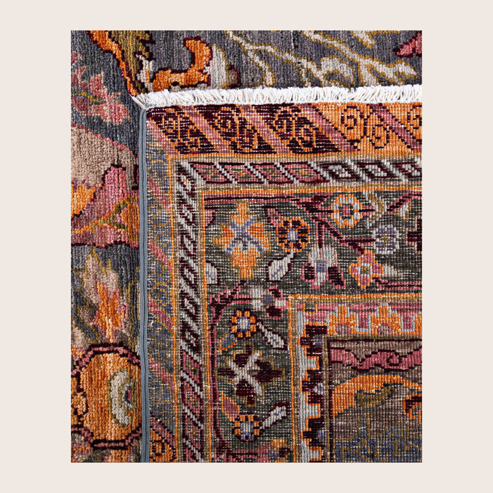 Image for Grey Soluna Traditional Wool Rug - 8' x 10'1"