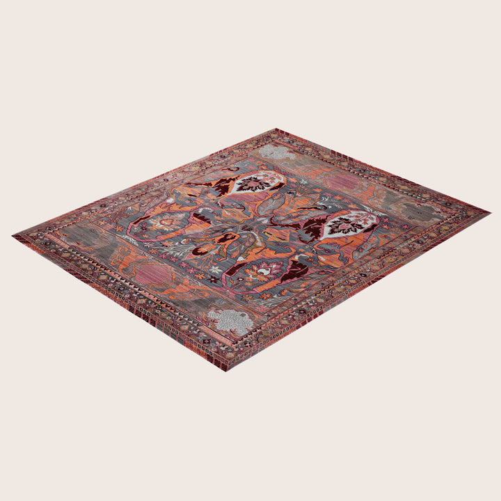 Image for Grey Soluna Traditional Wool Rug - 8' x 10'1"