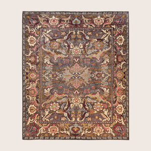 Image for Brown Soluna Traditional Wool Rug - 8'2" x 10'