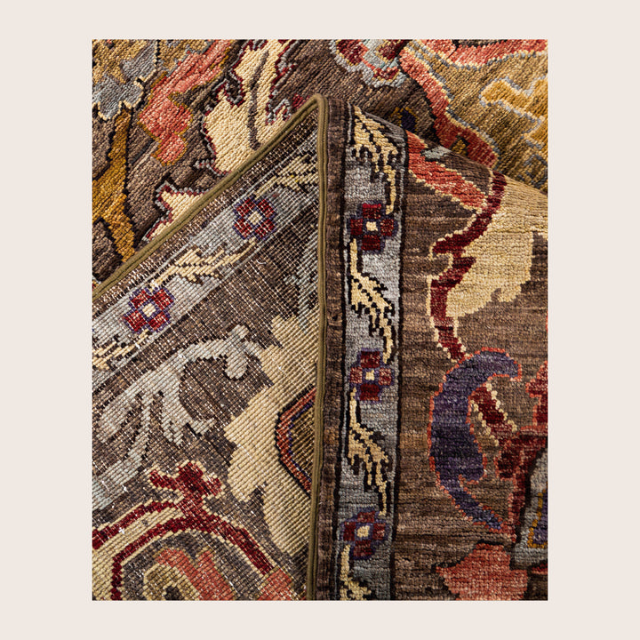 Image for Brown Soluna Traditional Wool Rug - 8'2" x 10'