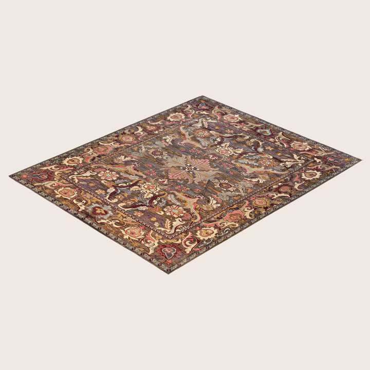 Image for Brown Soluna Traditional Wool Rug - 8'2" x 10'