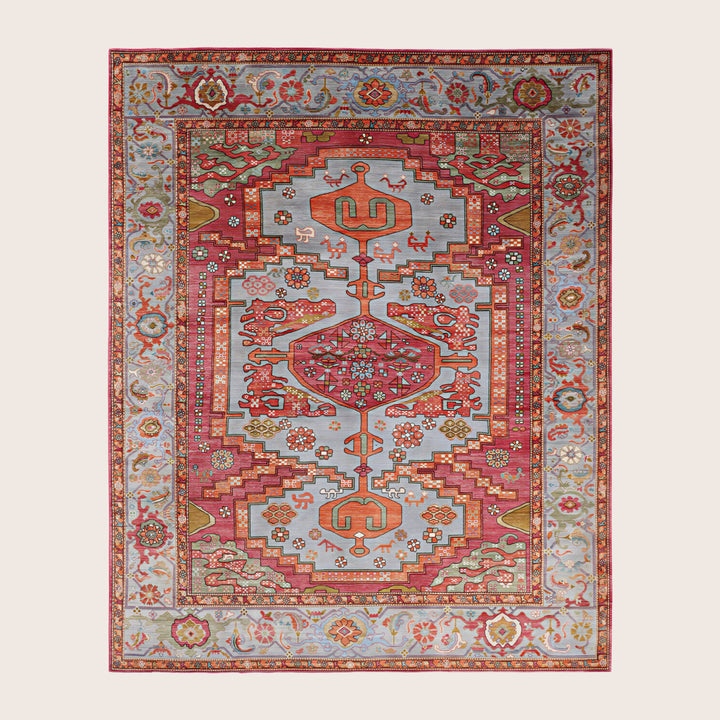 Image for Pink Soluna Traditional Wool Rug - 8' x 10'